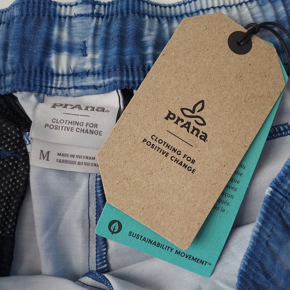 Prana Marlya Belize Hazy Days Elastic Tie Waist Shorts NWT - Picture 9 of 9